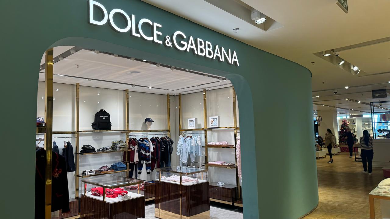 Dolce & Gabbana luxury boutique interior fit-out, Baku