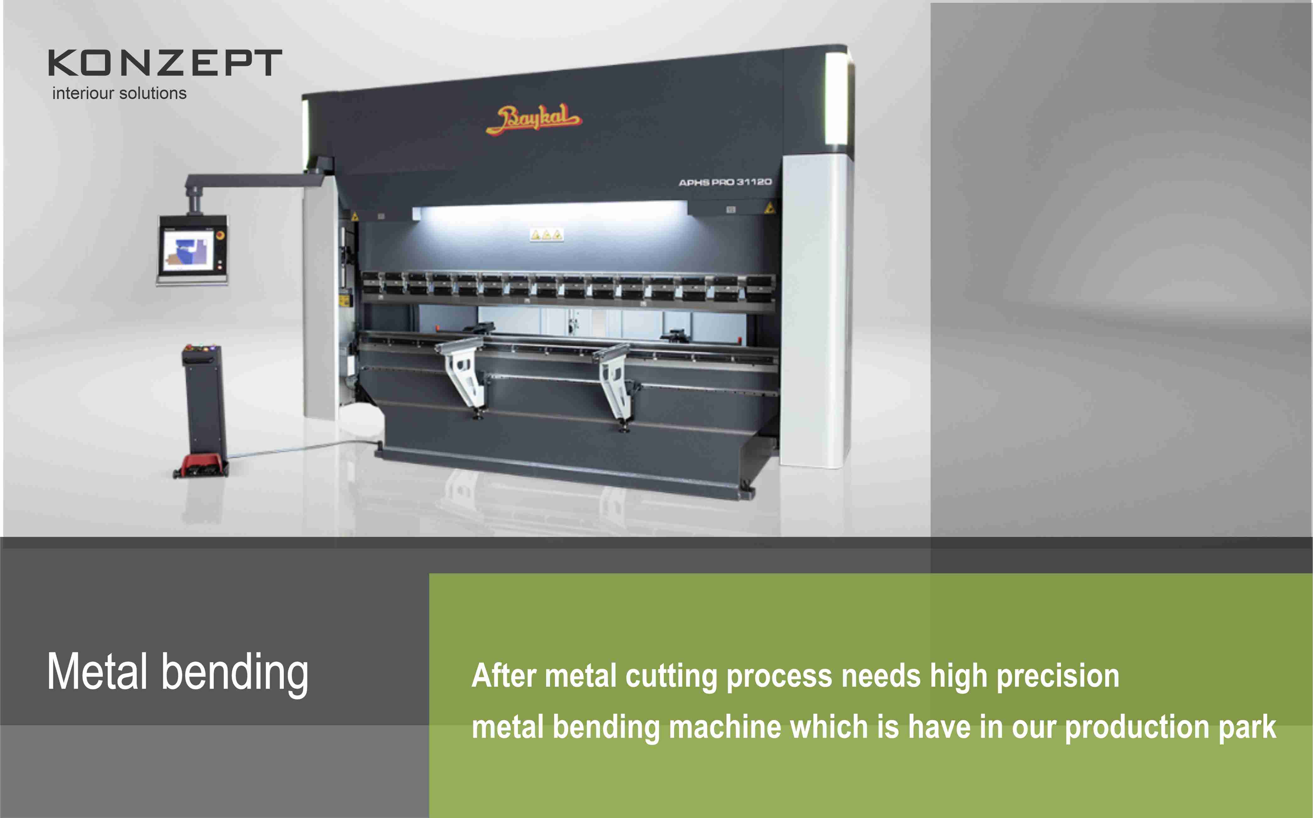 Metal bending machine